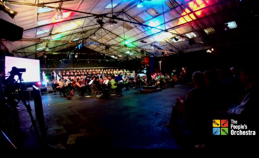 Spirit concert view from LHS of front row